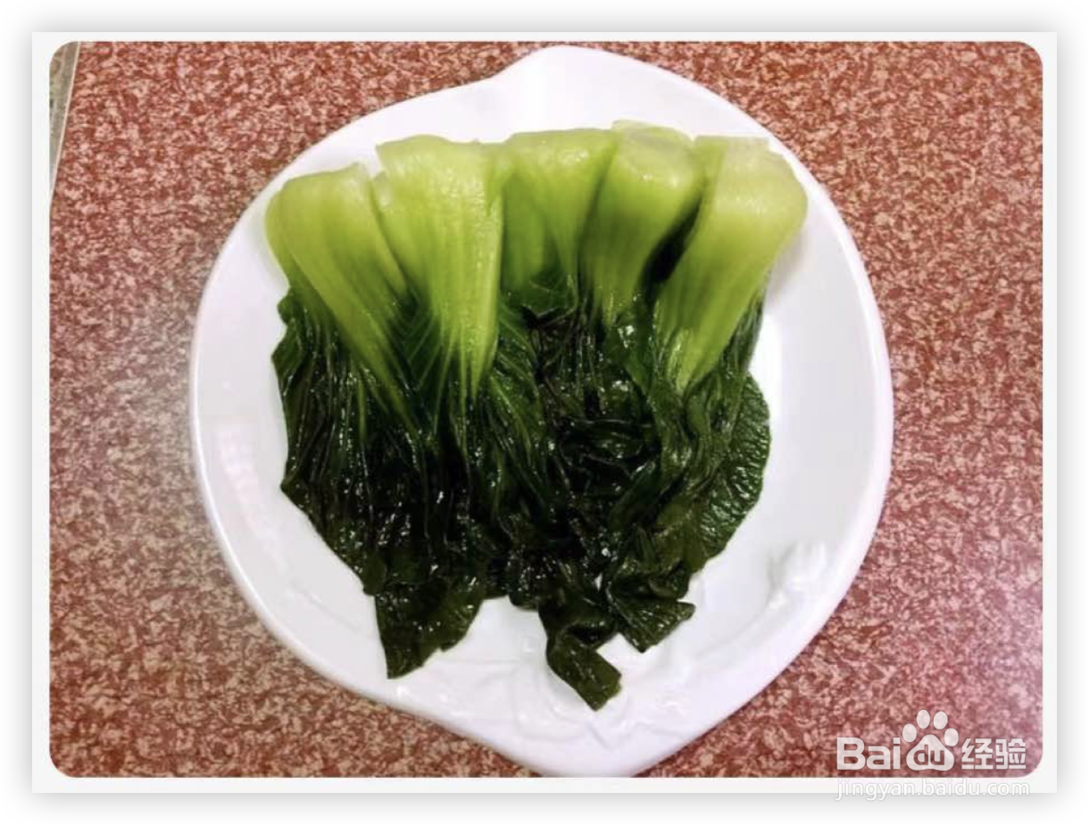 时令蔬菜-香菇油菜家常做法