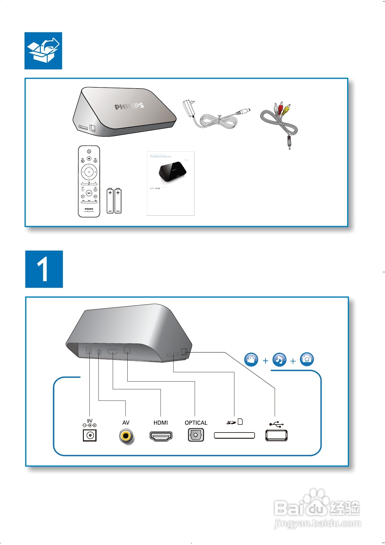 飞利浦HMP3011高清媒体播放器用户手册:[1]