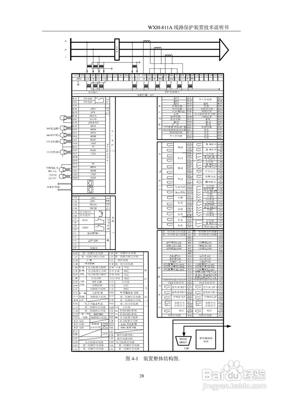 许继WXH-811A微机线路保护装置技术说明书:[4]