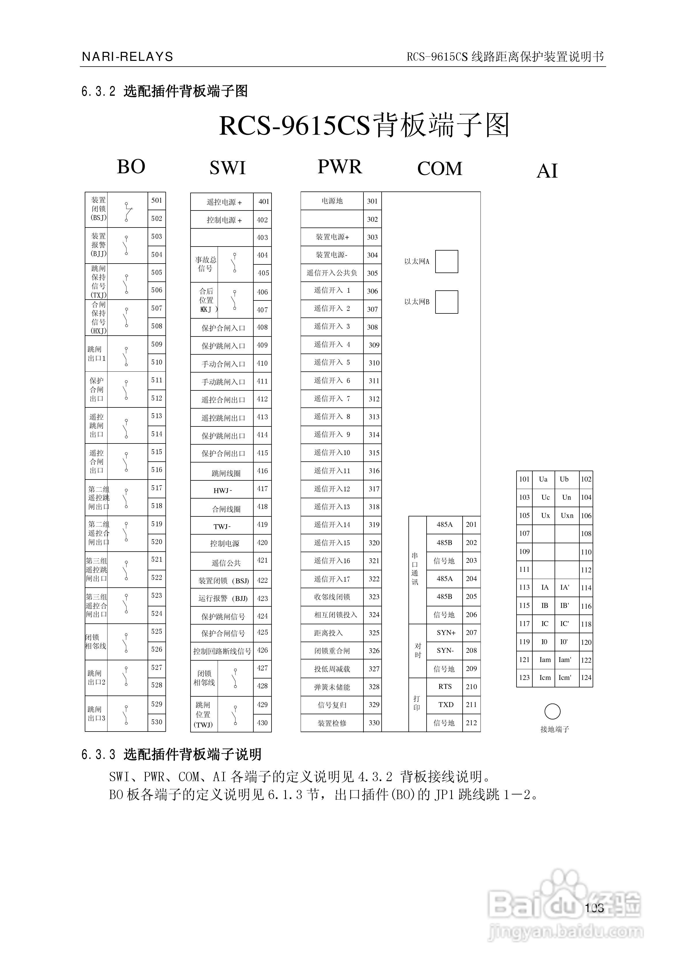 南瑞继保RCS-9681CS变压器后备保护测控装置说明书:[11]