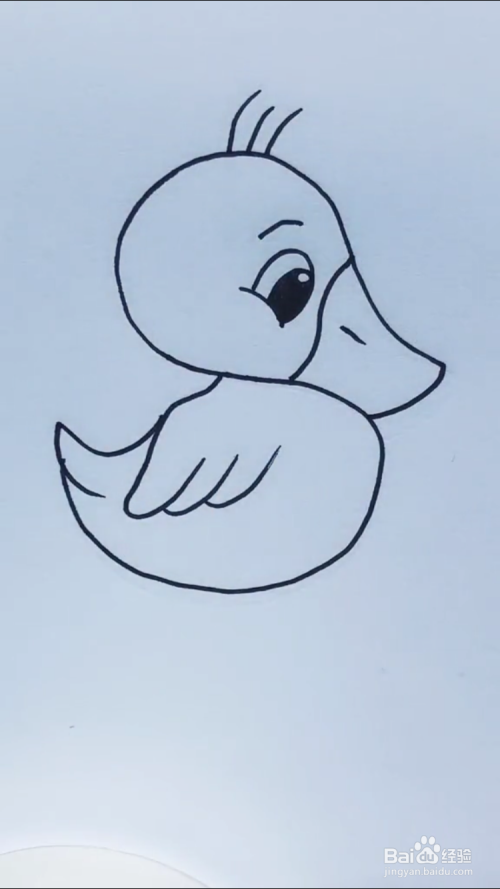 鲸头鹳的简笔画如何画?