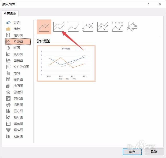 ppt如何制作堆积折线图