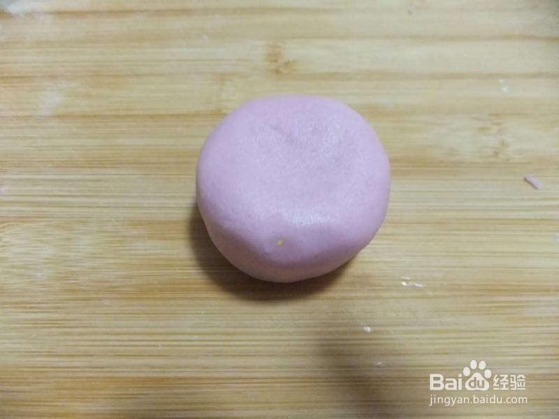 梅花豆沙糯米团