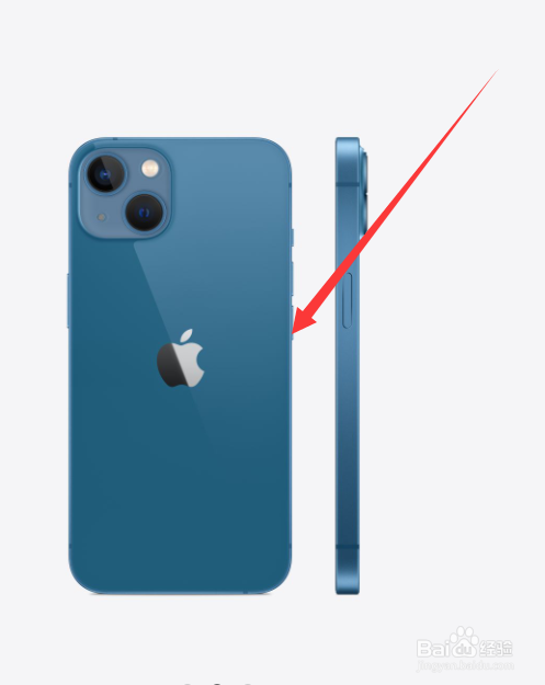 苹果13蓝色手机图片