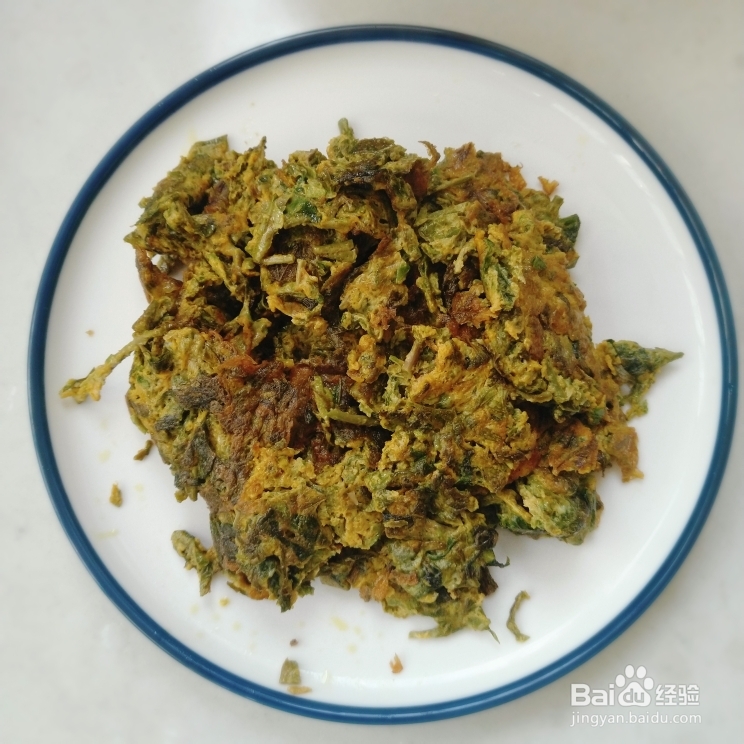 细腻美味的香椿芽炒鸡蛋