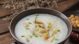 瑶柱鸡丝粥的做法