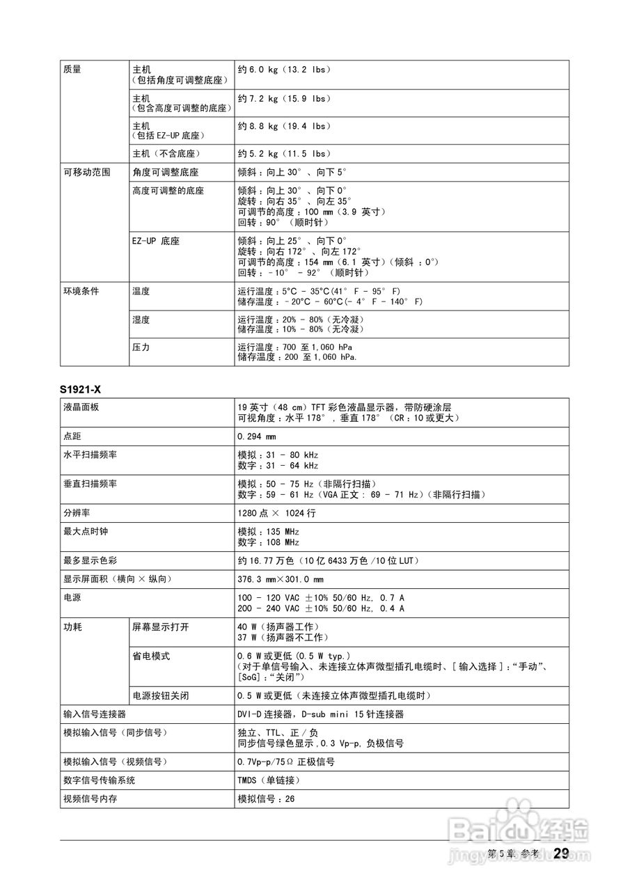 EIZO FlexScan S1902彩色液晶显示器用户手册:[3]