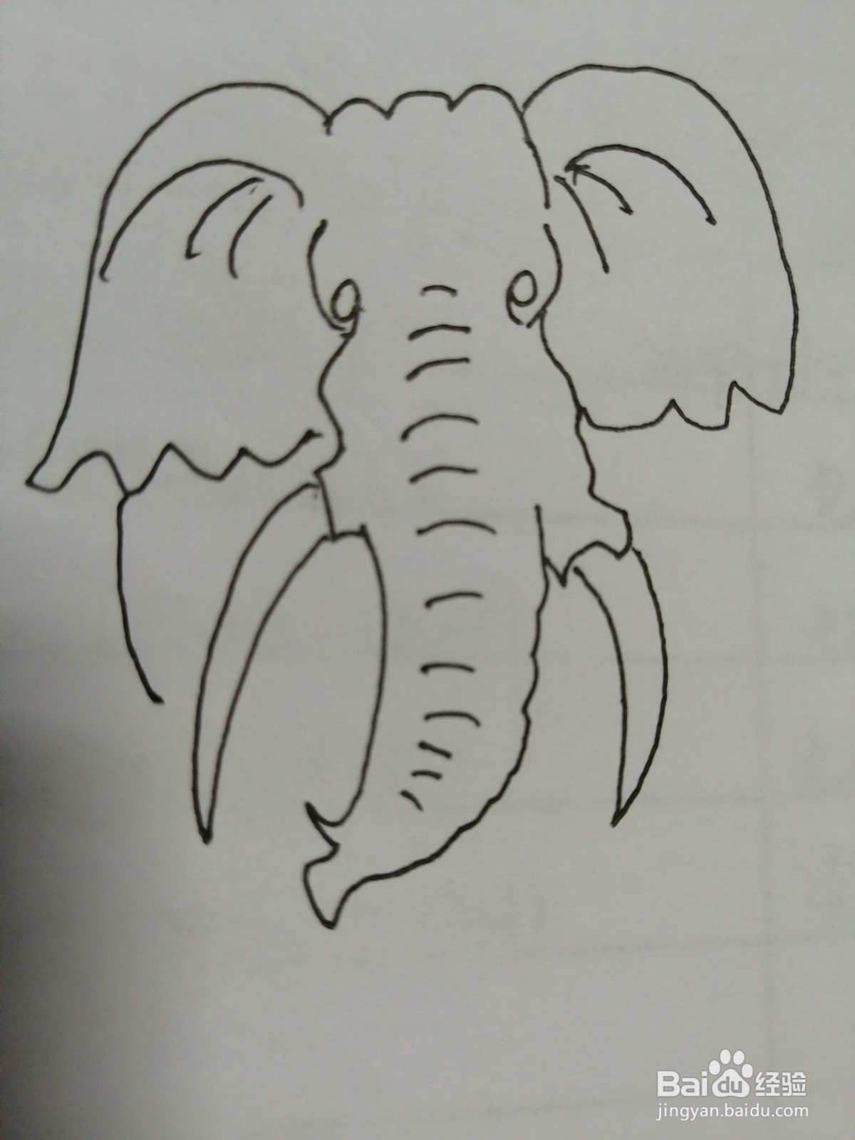 简笔画大象怎么画