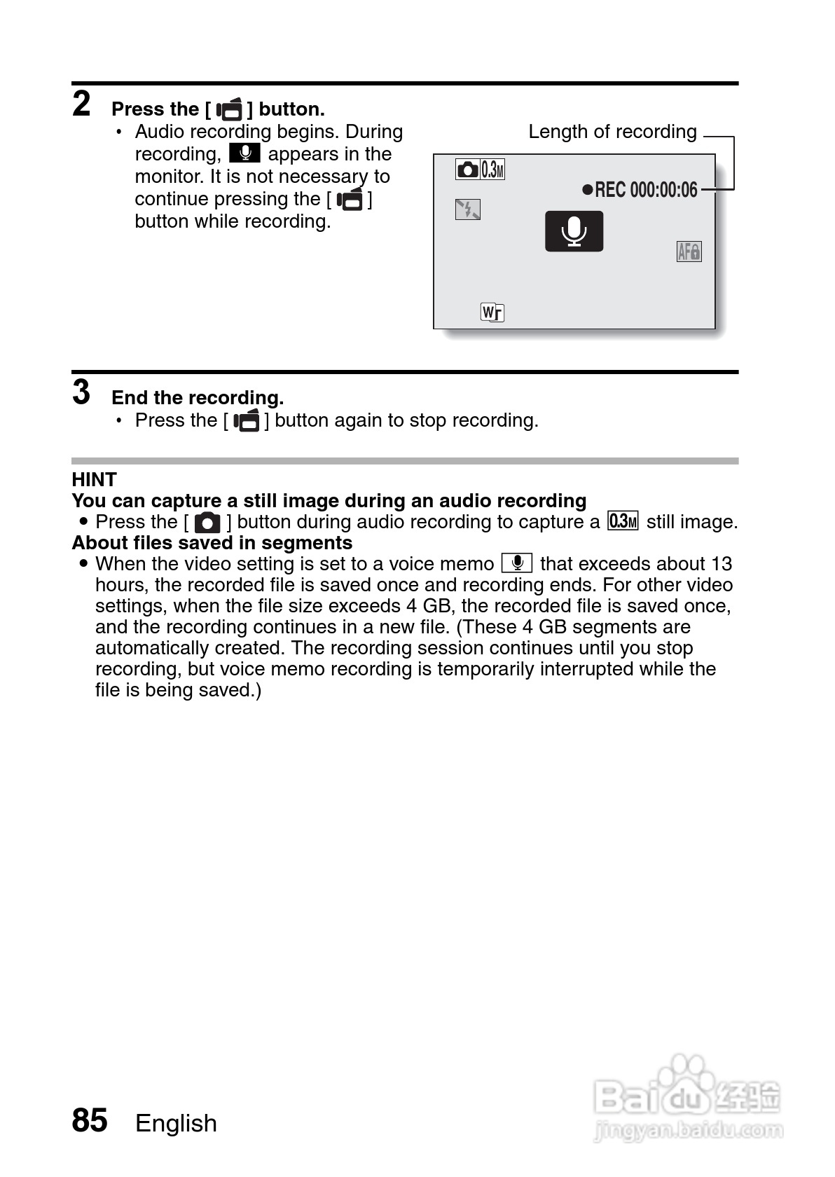 三洋VPC-GH3PX数码摄像机使用说明书:[10]