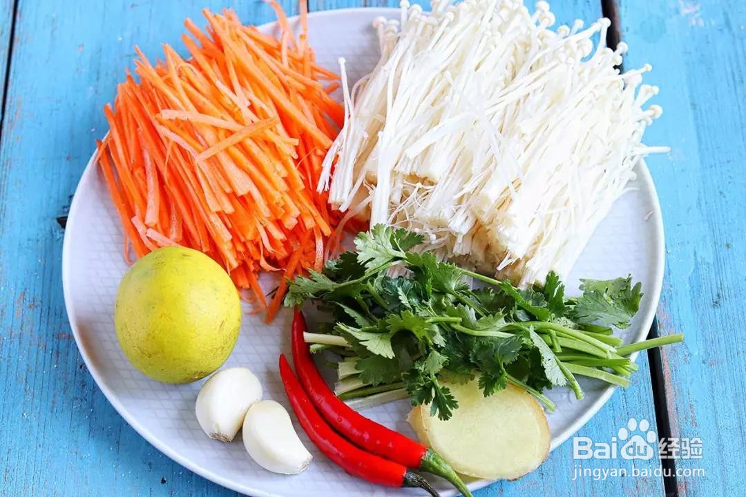 捞汁拌虾仁的做法