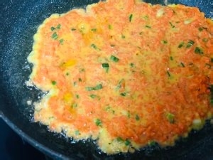 怎么做胡萝卜鸡蛋葱饼