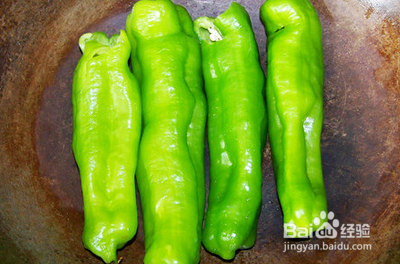 下饭的原汁虎皮烧辣椒的制作方法