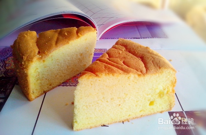 奶香玉米戚风蛋糕的做法