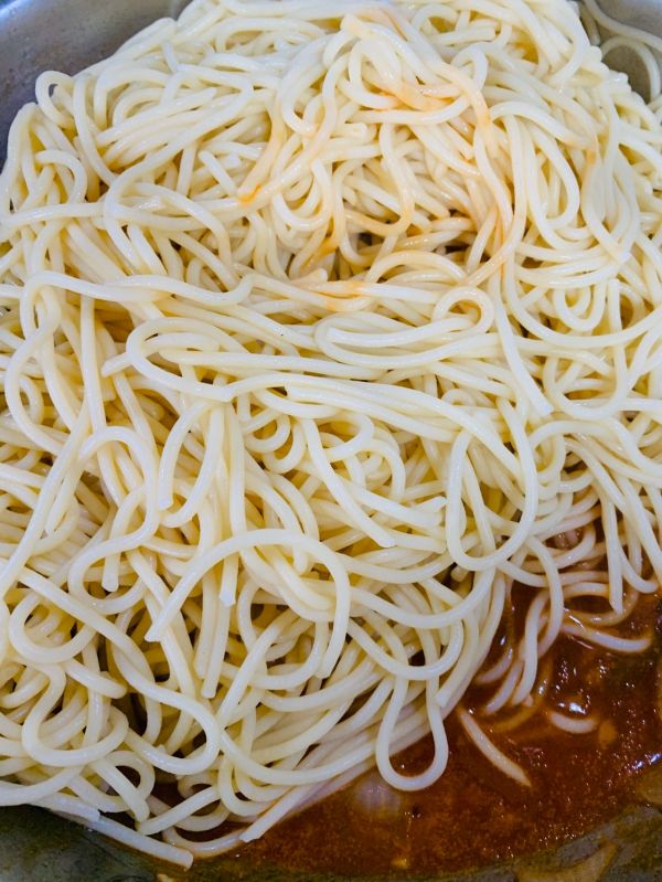 虾仁肉酱意大利面