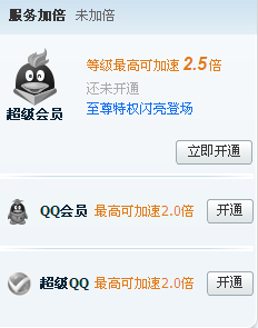 2013QQ等级计算规则