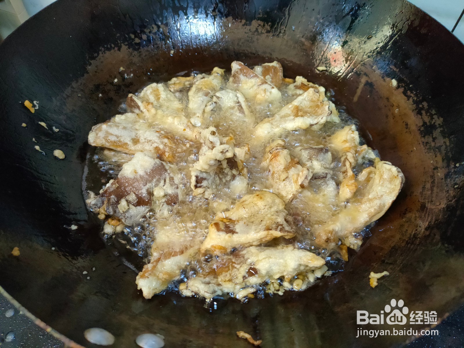 干炸蘑菇的做法