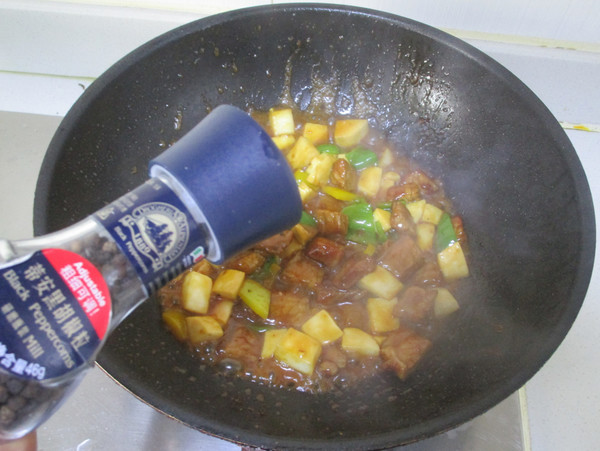 黑椒杏鲍菇牛肉粒