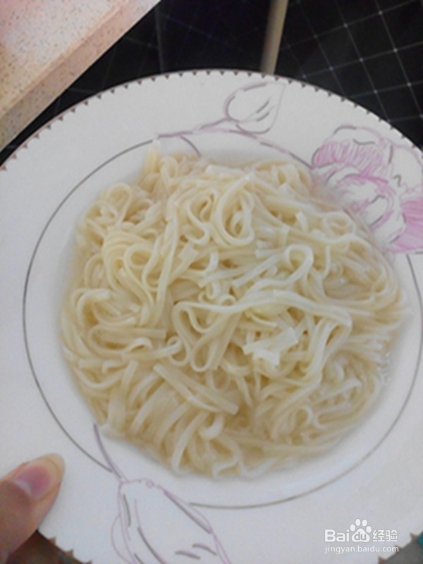 番茄鸡蛋干拌面