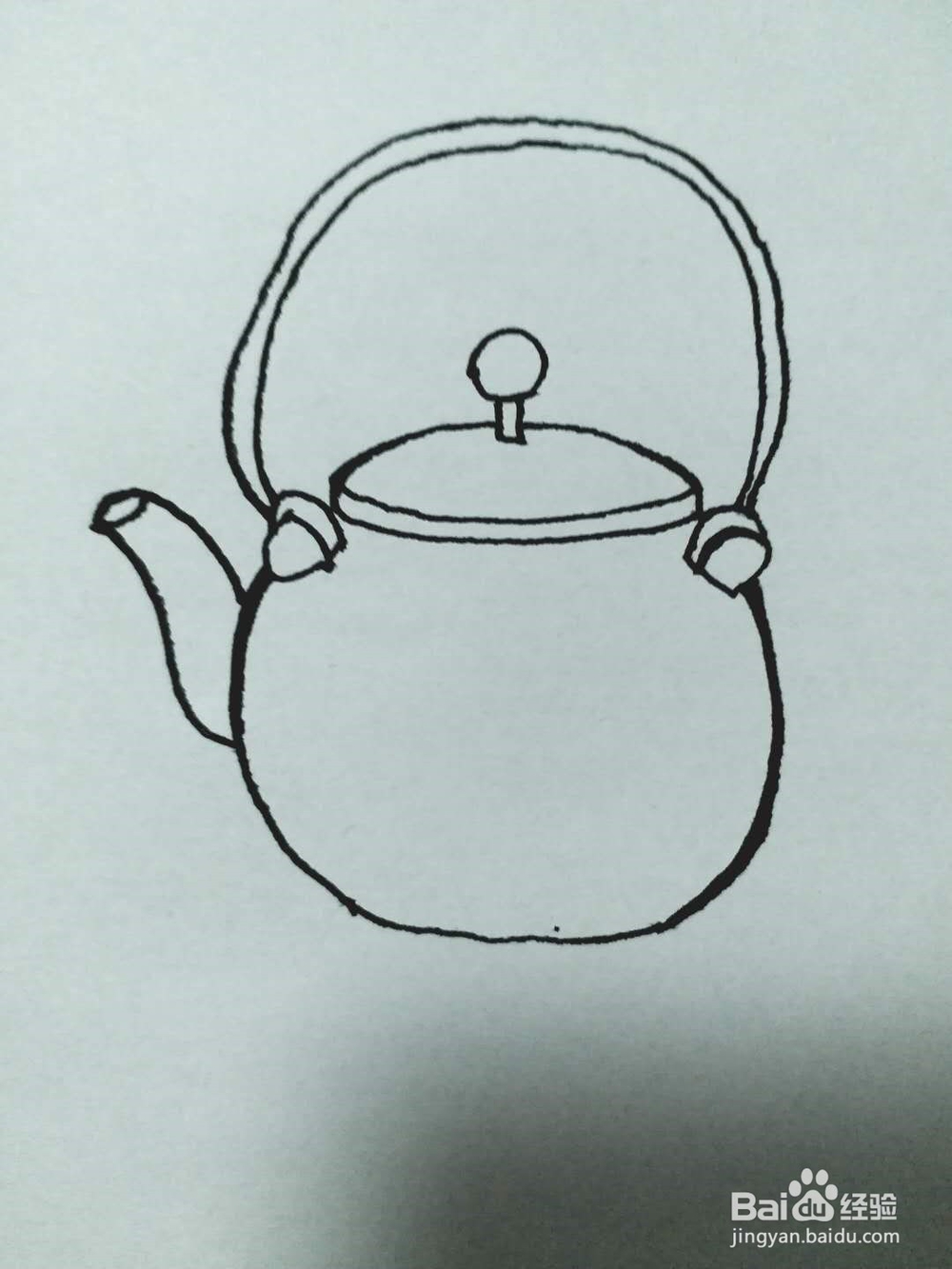 茶壶的简笔画法