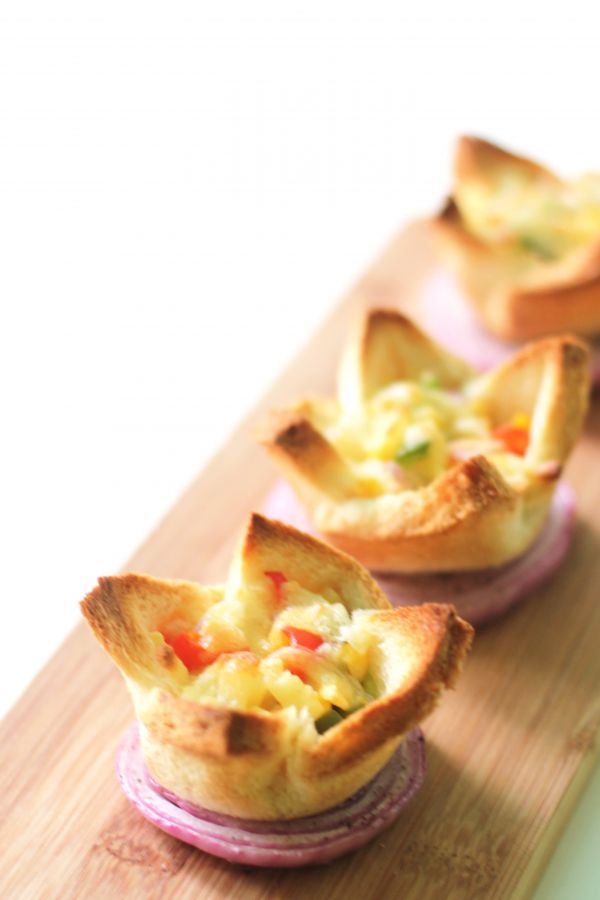 芝士时蔬吐司盏