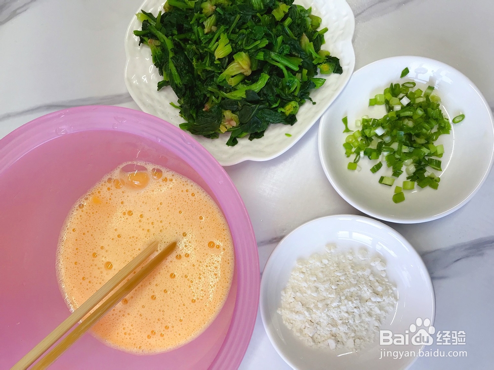 早餐煎炒烹炸太油腻，试试营养美味的菠菜鸡蛋糕