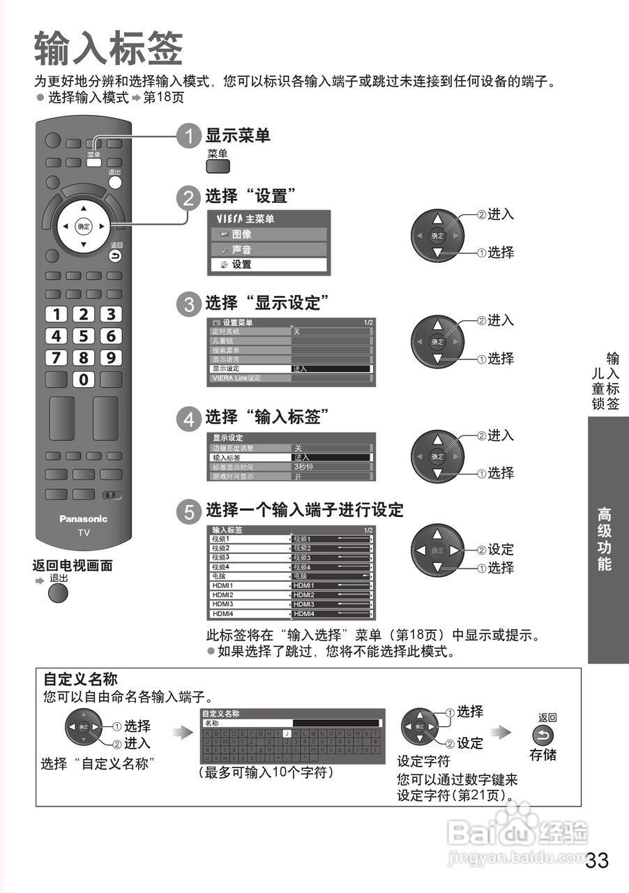 松下TH-P46S25C等离子彩电使用说明书:[4]