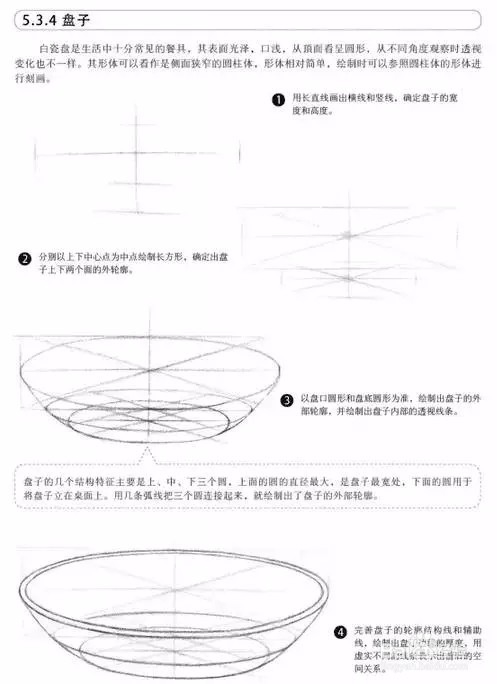 素描静物器皿怎么画呢