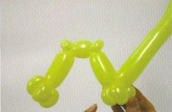 魔法气球造型系列之卡通气球狮子(下)