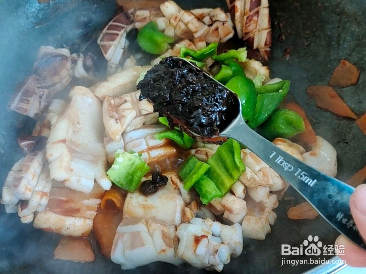 酱香鱿鱼花怎么做
