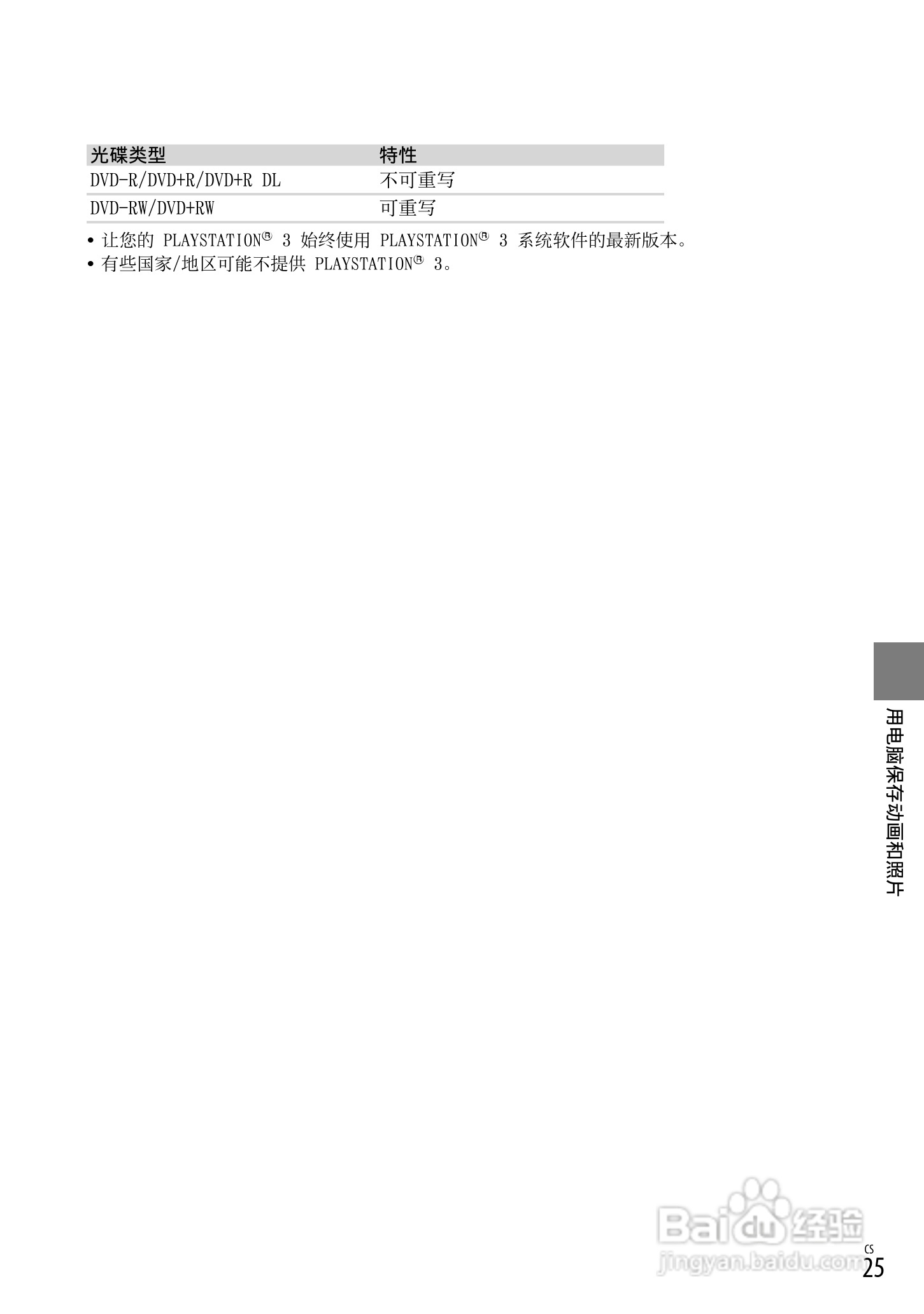 索尼HDR-CX520E型数码摄像机使用说明书:[3]