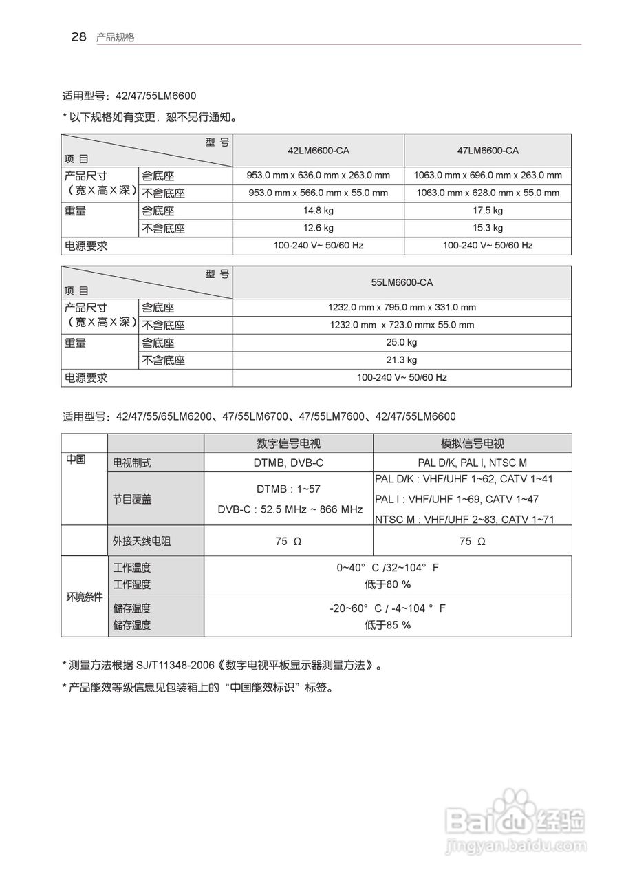 LG 47LM7600-CA液晶彩电使用说明书:[3]