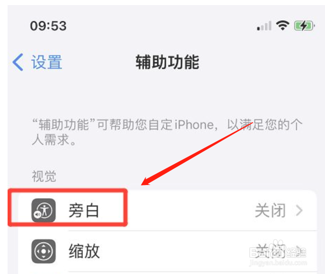 苹果手机旁白如何开启音调变化功能