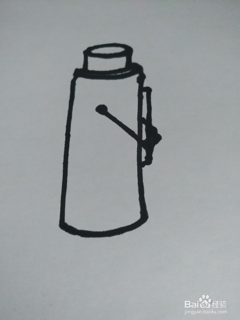 水壶的简笔画技法2