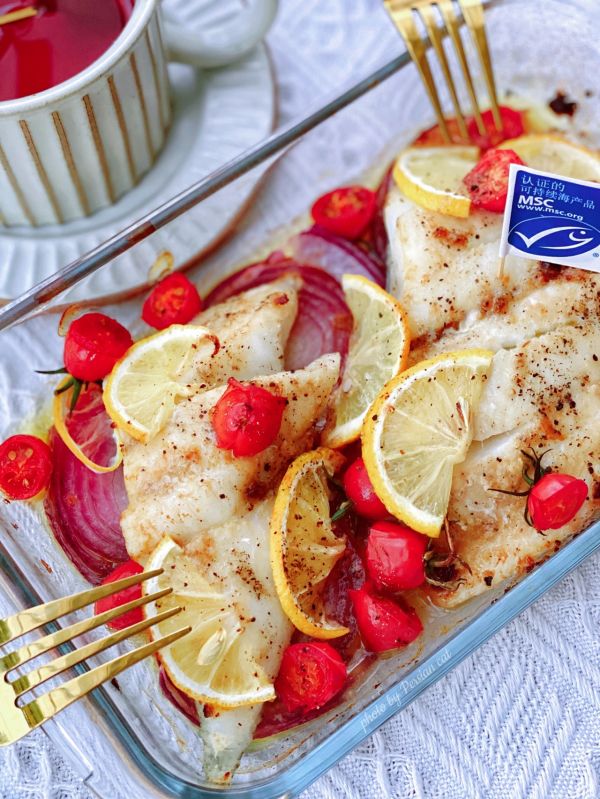 番茄柠檬黄油距比目鱼