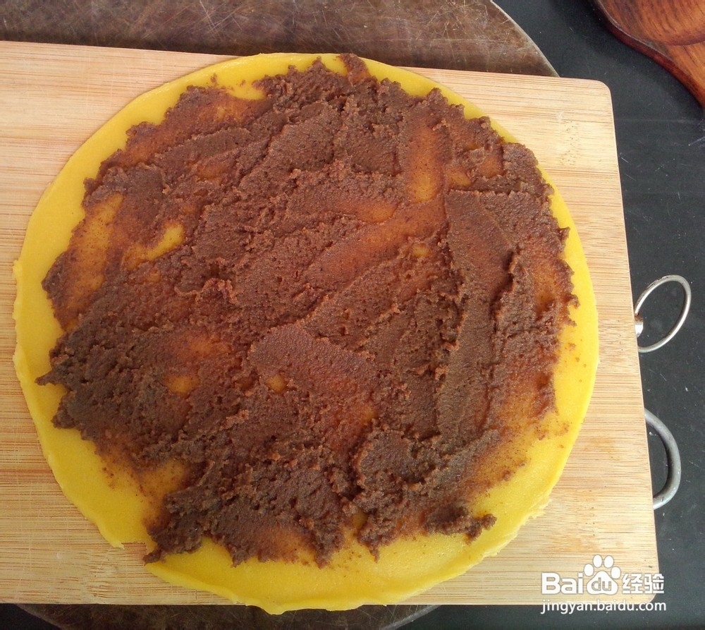 自己做的豆沙饼