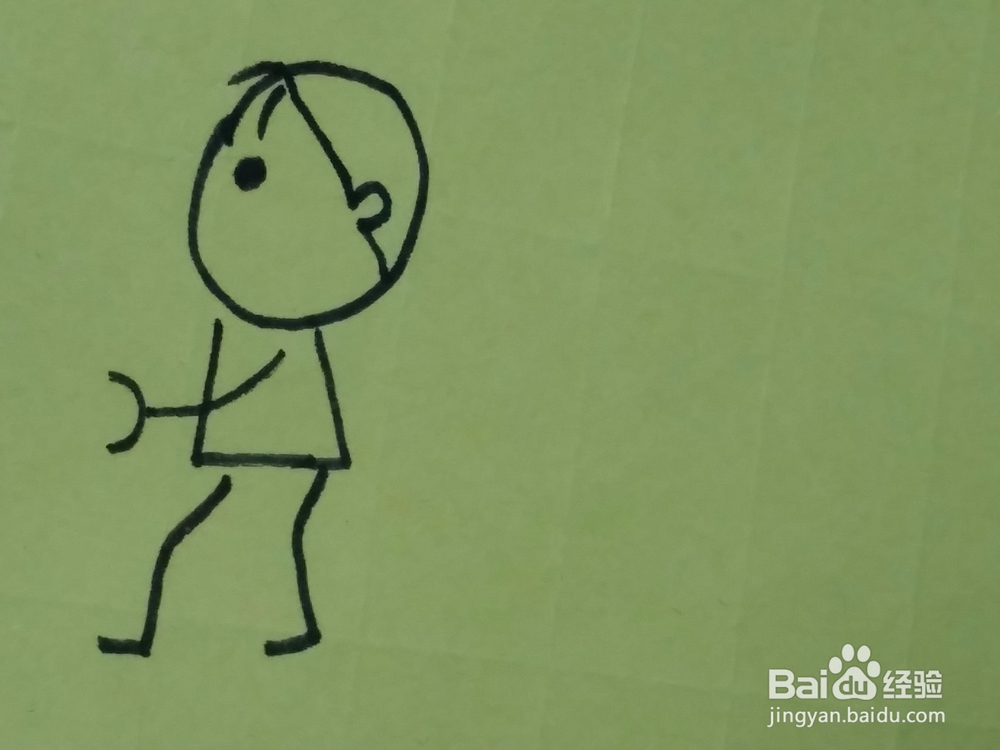 烧水的妈妈儿童简笔画