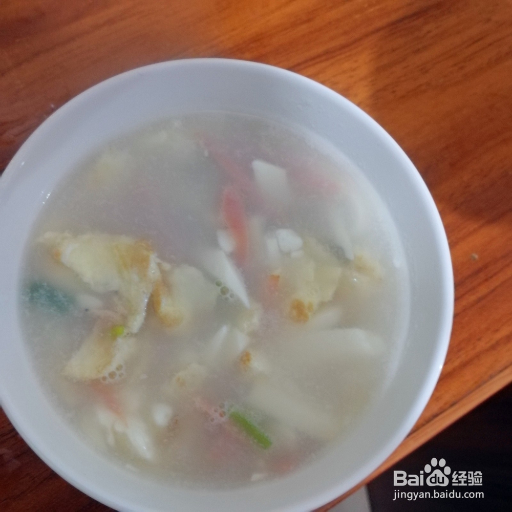 内酯豆腐火腿羹
