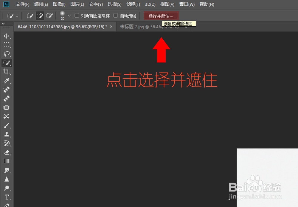 PS教程抠图 2步在photoshop cc中快速平滑选择。