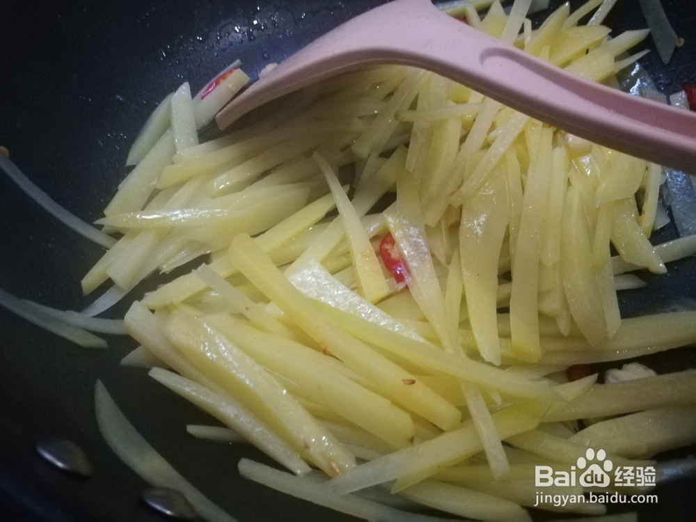 教你做简单开胃的醋溜土豆丝