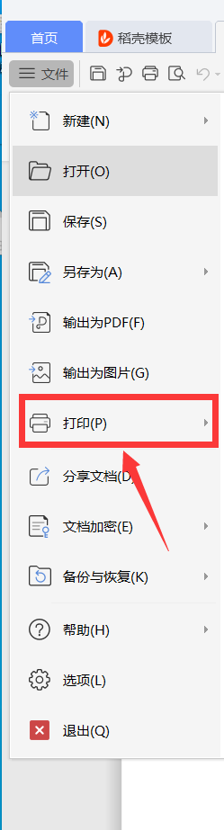 wps的打印预览在哪