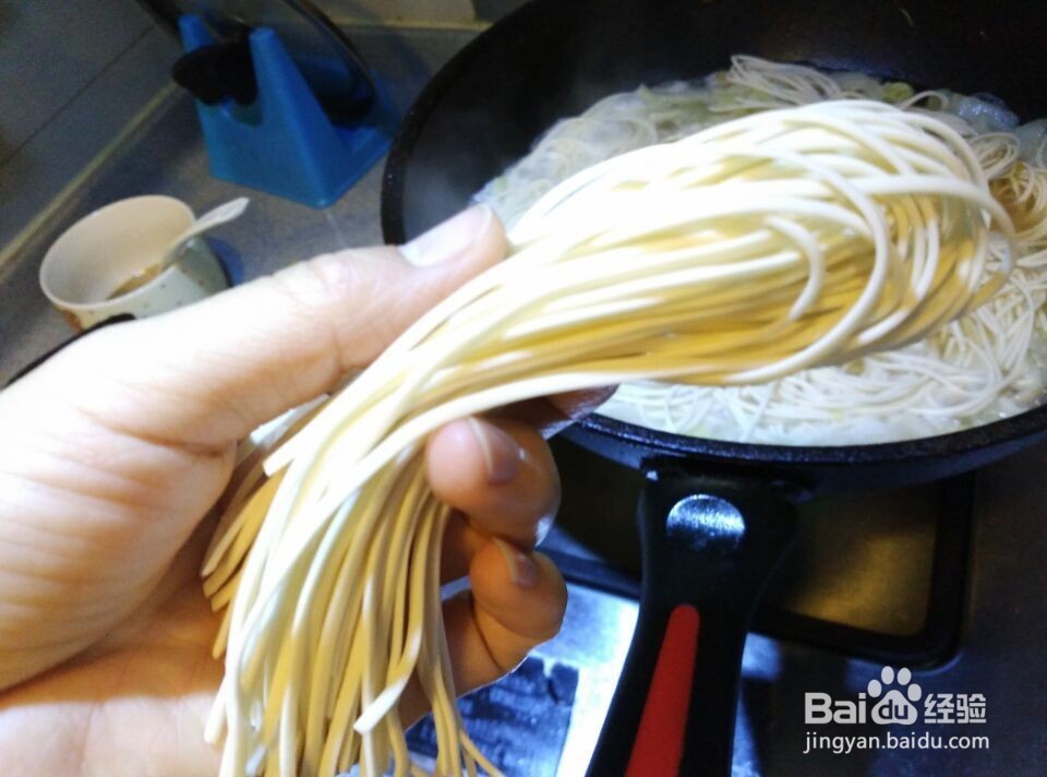 家常白菜冬笋面