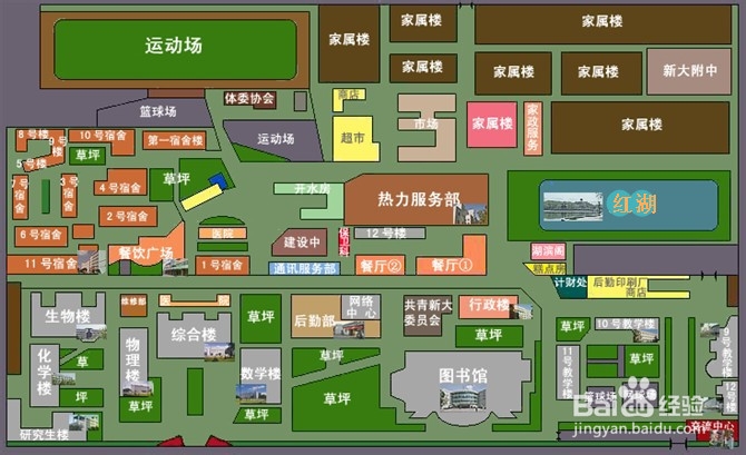 新疆大学新生指南-各个校区交通图