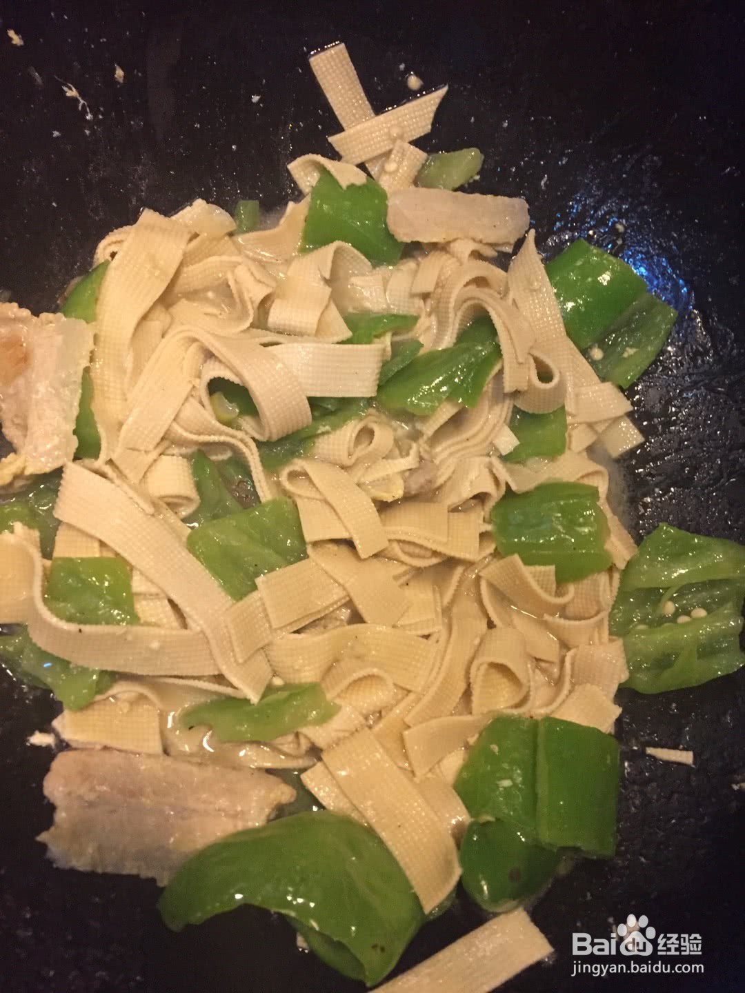 尖椒干豆腐的做法