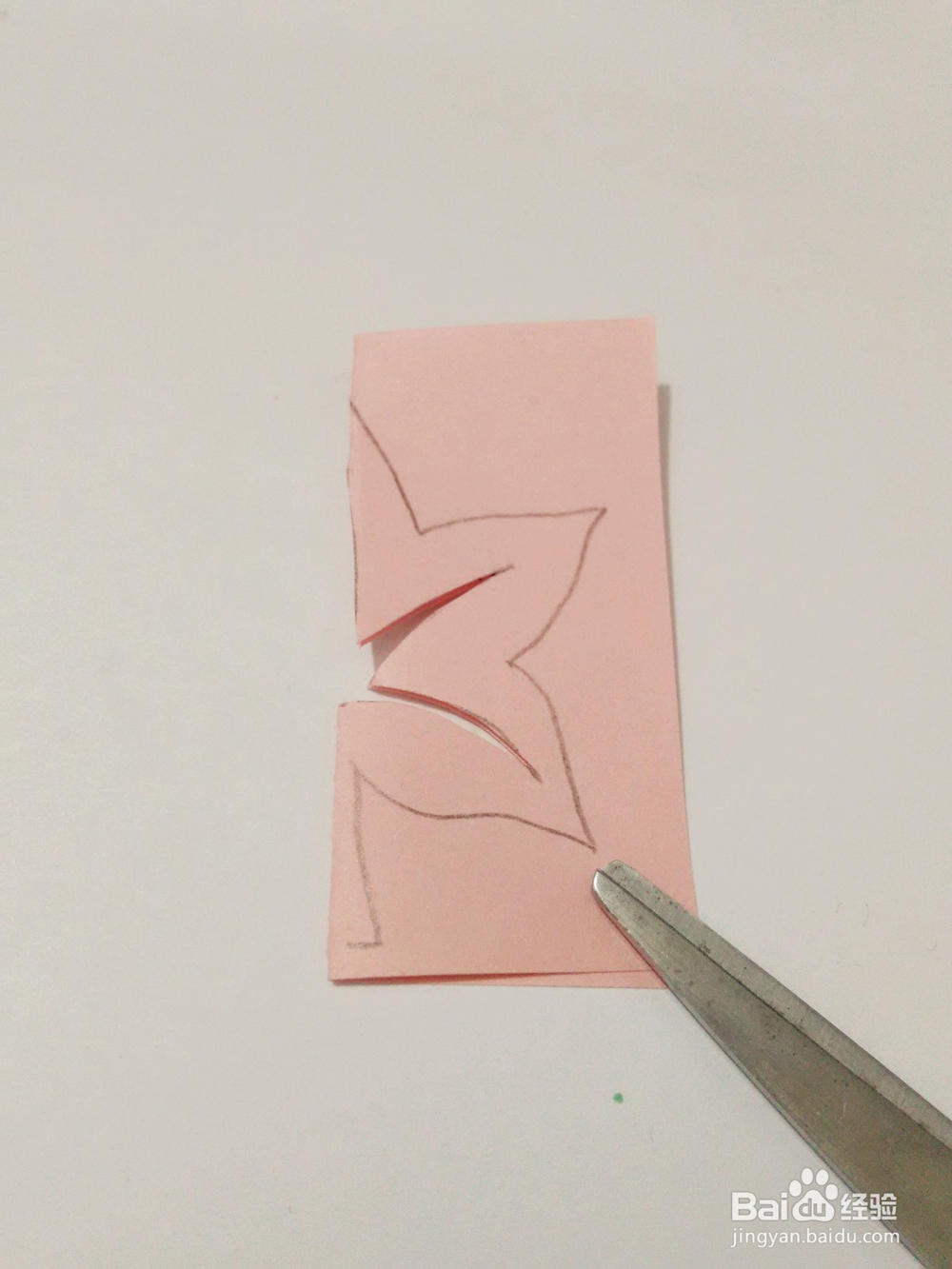 一片红叶怎么剪
