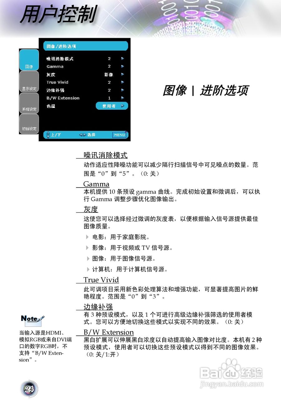奥图码 HD80投影机说明书:[3]