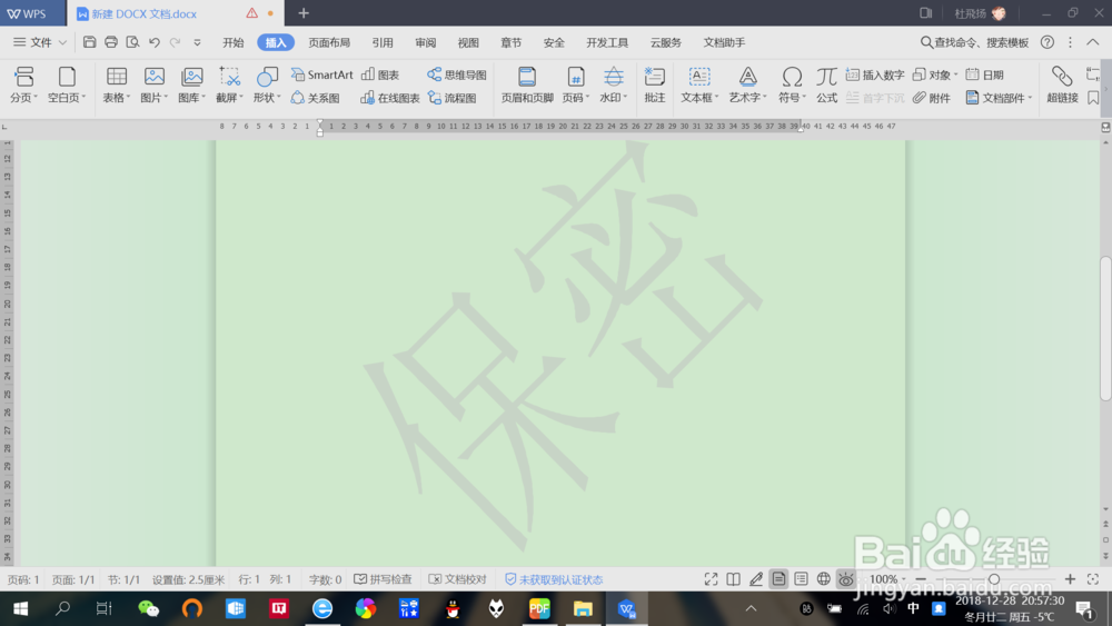 如何使用WPS文档给文档“添加/删除水印”