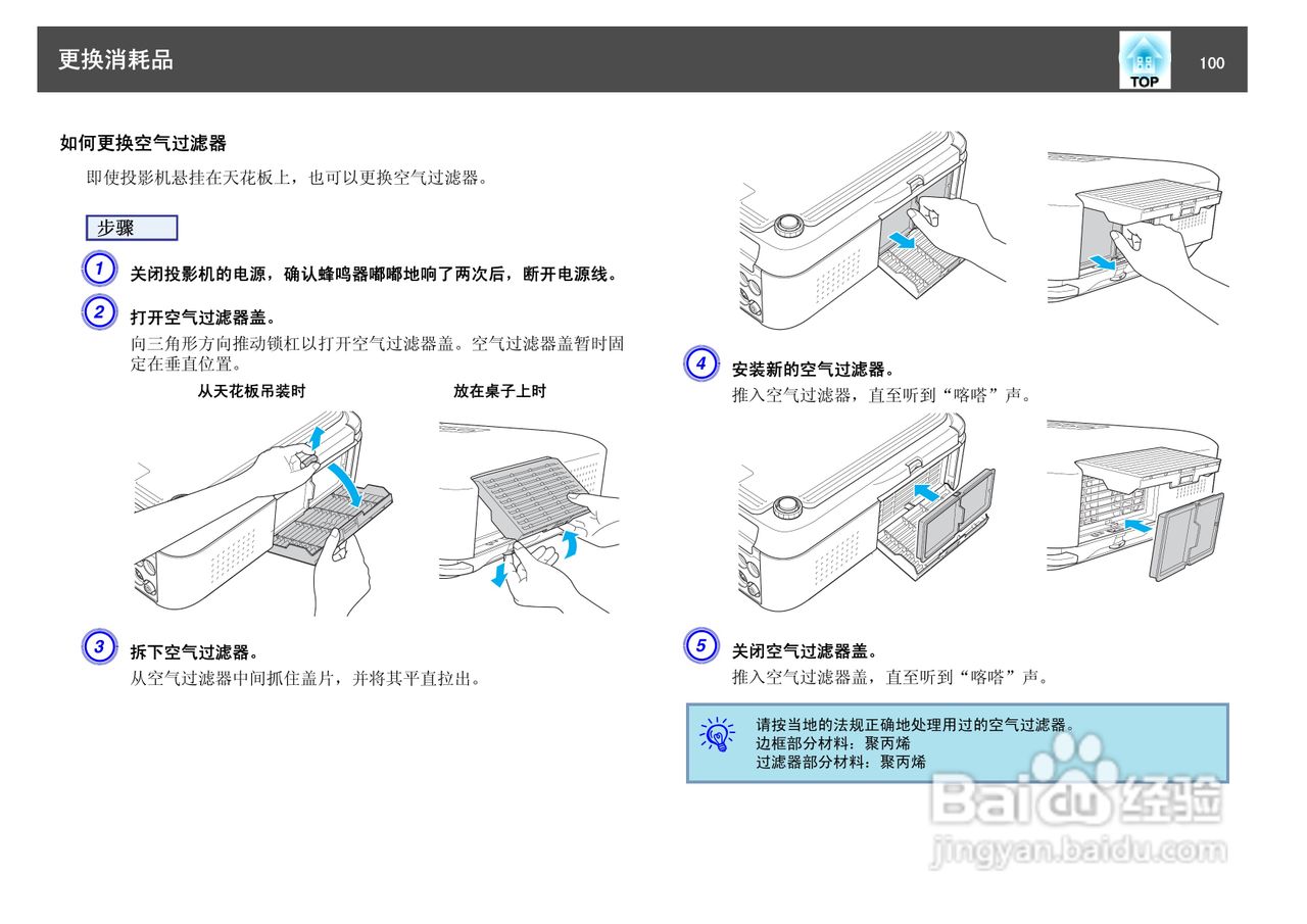 爱普生EB-C1830投影机使用说明书:[10]
