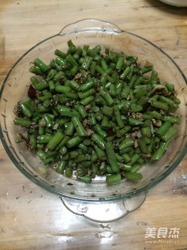 肉末橄榄菜炒豇豆