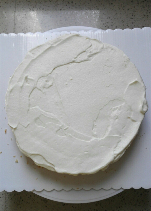 水果奶油裸蛋糕