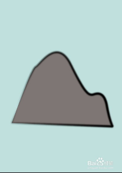 Photoshop 绘中国画系列：[1]中国画之山水石